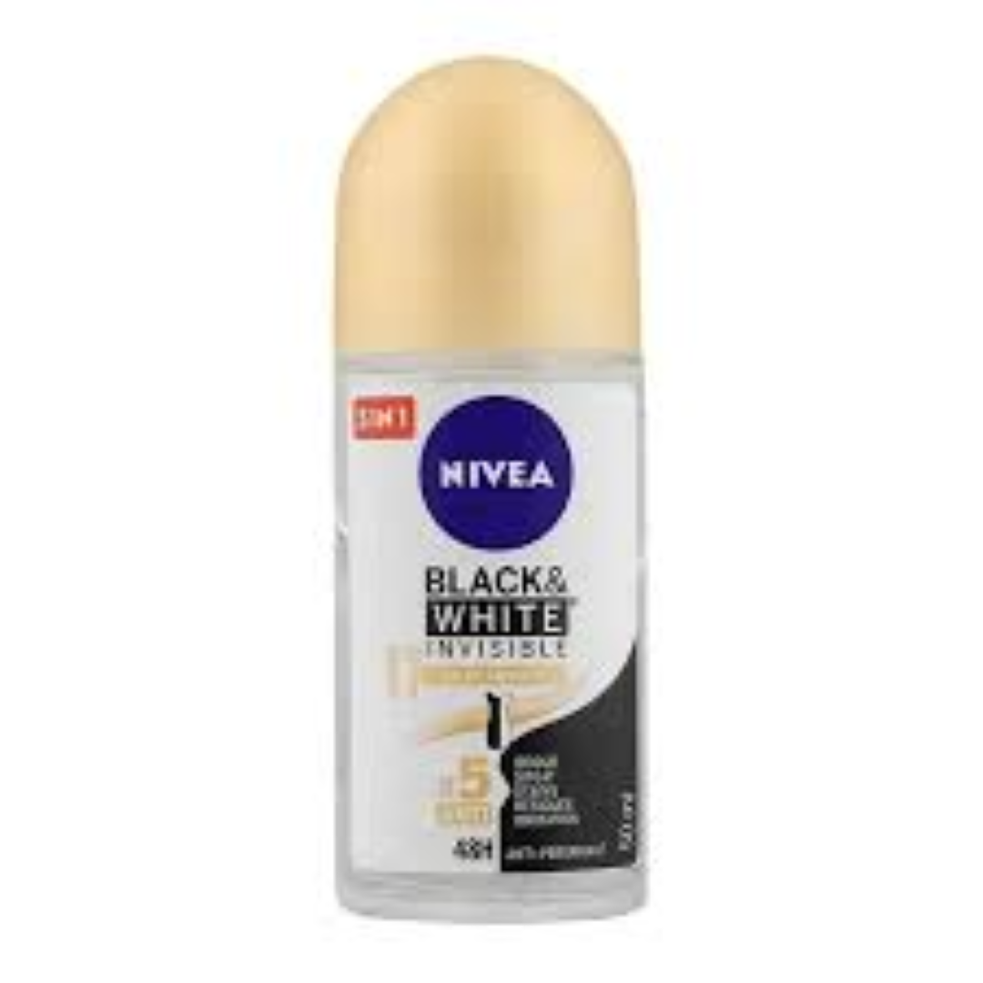 NIVEA ROLL ON 50ML(WOMEN B&W INVIS SILKY SMOOTH)